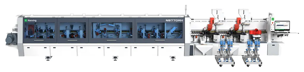 Автоматический кромкооблицовочный станок Nanxing NB770MH — фото 1