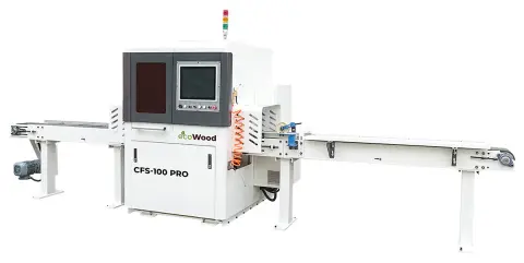 Автоматический станок для вырезки дефектов и торцовки EcoWood CFS-100PRO