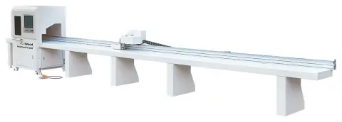 Автоматический торцовочный станок с вырезкой дефектов EcoWood MasterCut 250
