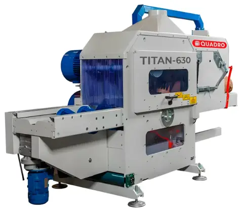 Бревнопильный двухвальный станок QUADRO TITAN-630