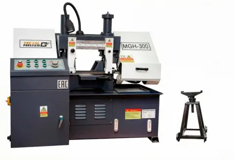 Двухколонный полуавтоматический ленточнопильный станок Metal Master MGH-300