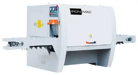 Двухвальный бревнопильный станок IRONMAC LMS - 350 (М)