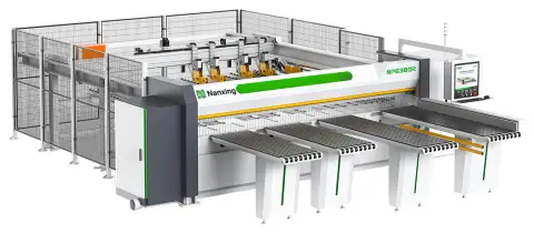 Форматно-раскроечный центр с ЧПУ Nanxing NP638DR с двойным толкателем