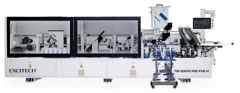 Кромкооблицовочный станок Excitech 736 SERVO PRE-PUR M