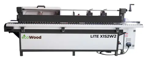 Кромкошлифовальный станок проходного типа EcoWood LITE LITE X1S2W2