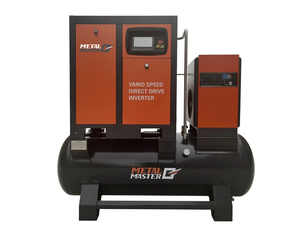 Компрессорная станция 3 в 1 с прямым приводом Metal Master MCDR 22-10-500 INVERTER — фото 1
