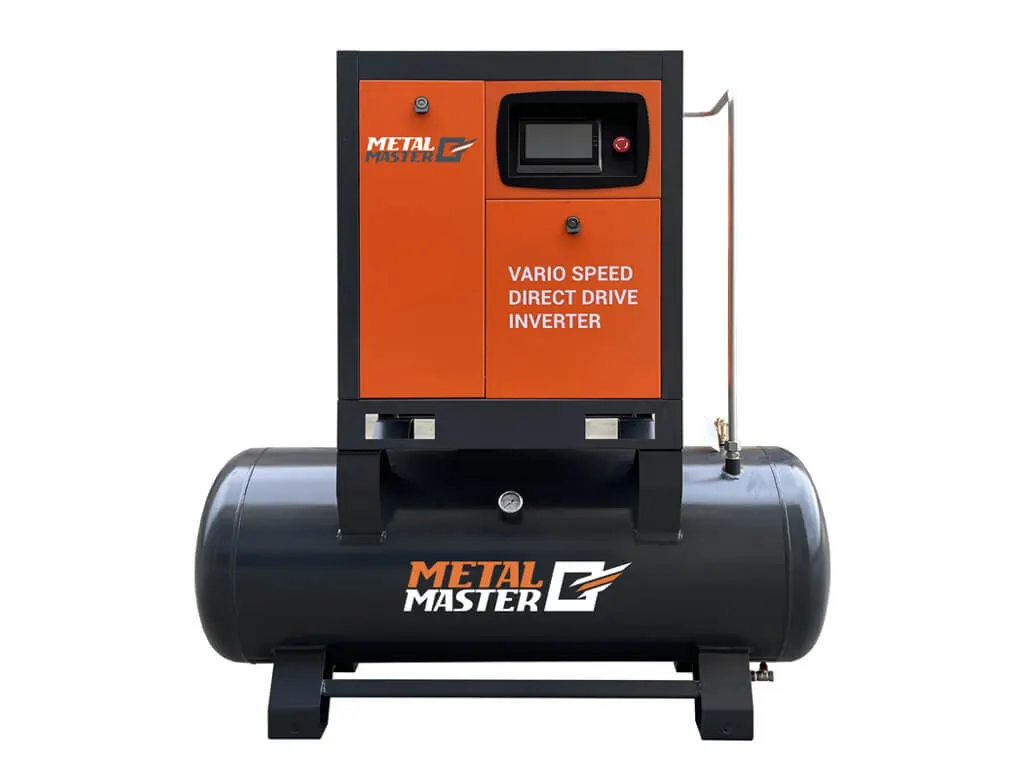 Компрессорная станция 2 в 1 с прямым приводом Metal Master MCR 5.5-10-350 INVERTER — фото 1