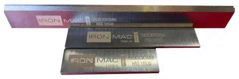 Ножи строгальные из быстрорежущей стали HSS IRONMAC PROFI