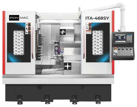 Токарный автомат с ЧПУ IRONMAC ITA-468SY