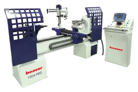Токарный центр с ЧПУ с автоматической сменой резцов Beaver 15D4 PRO