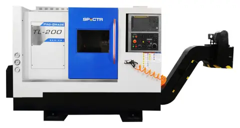 Токарный станок с наклонной станиной с ЧПУ SPECTR TL-200