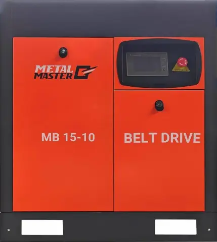 Винтовой компрессор с ременным приводом Metal Master MB 15-10