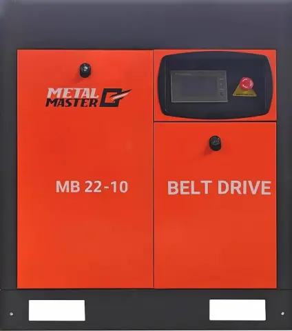 Винтовой компрессор с ременным приводом Metal Master MB 22-10