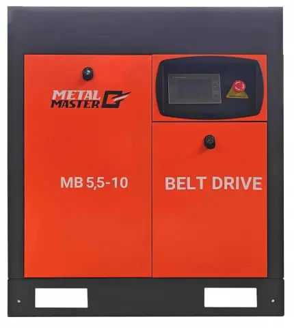 Винтовой компрессор с ременным приводом Metal Master MB 5,5-10